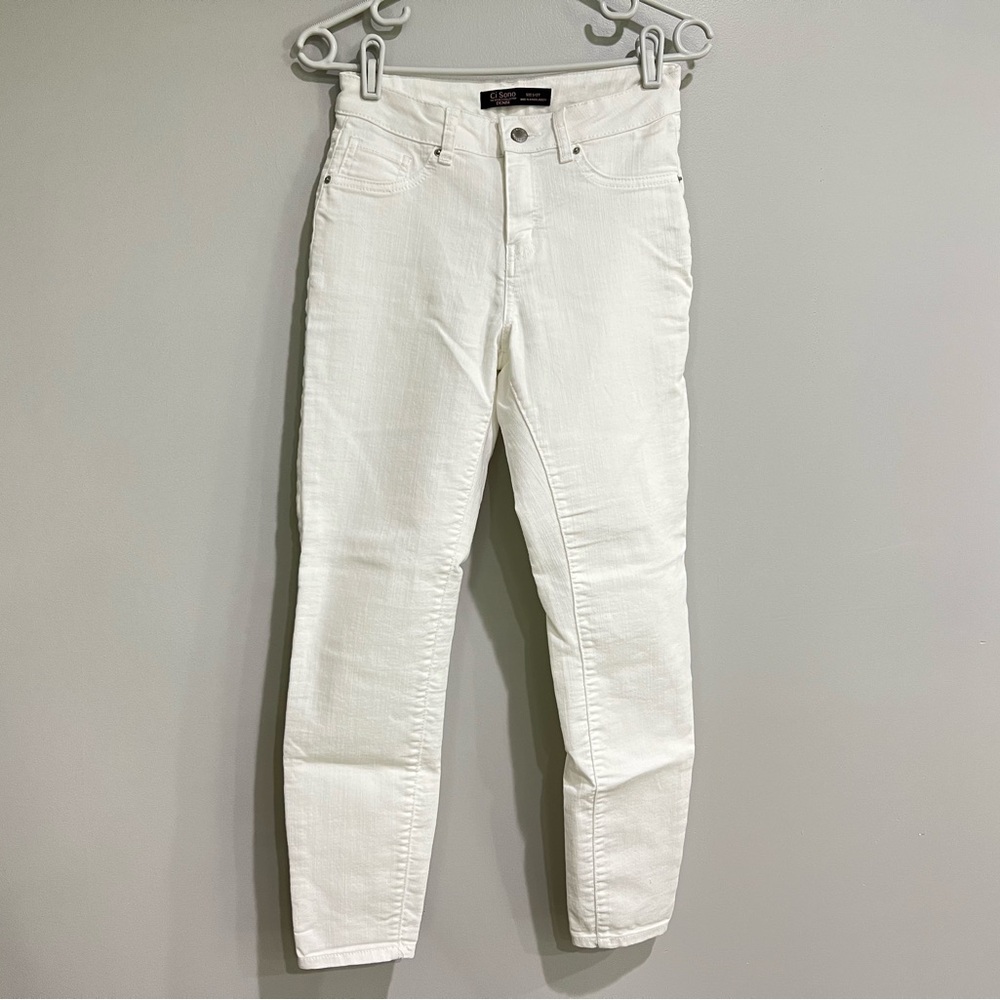 Ci Sono white skinny jeans